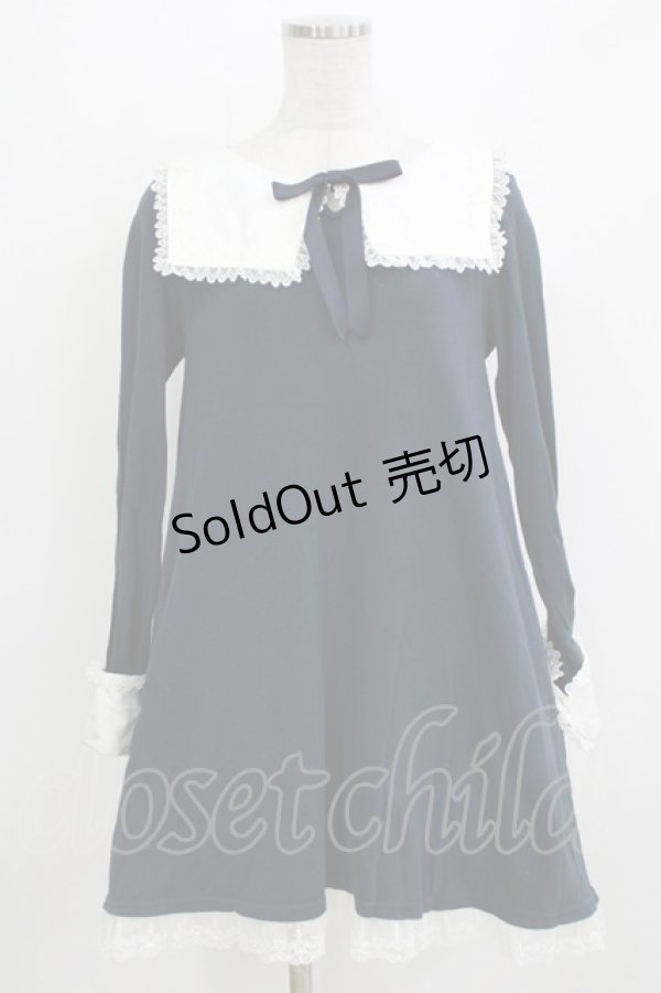 画像1: Angelic Pretty / Holy Starsカットワンピース Free ネイビー H-26-04-07-038-AP-OP-NS-ZH (1)