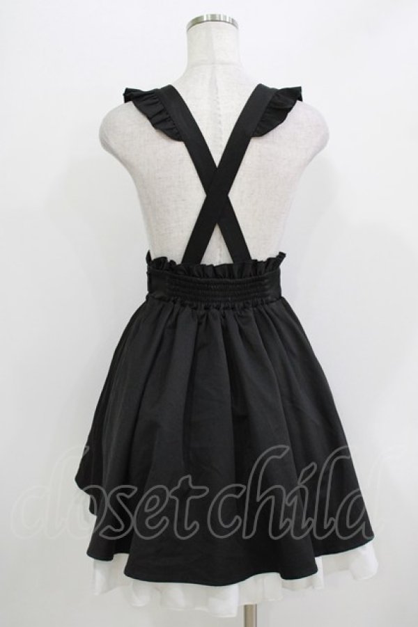 画像3: Amavel / パールバックルリボンスカート Free ブラック H-26-04-07-044-CA-SK-NS-ZH (3)