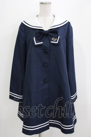 画像: Secret Honey / Aラインセーラーコート Free ネイビー H-26-04-07-046-CA-JA-NS-ZH