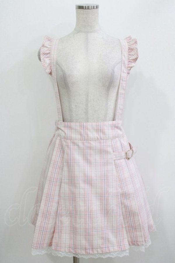 画像1: サンリオ / マイメロディ/サスペンダースカート L ピンク H-26-04-07-048-EL-SK-NS-ZH (1)