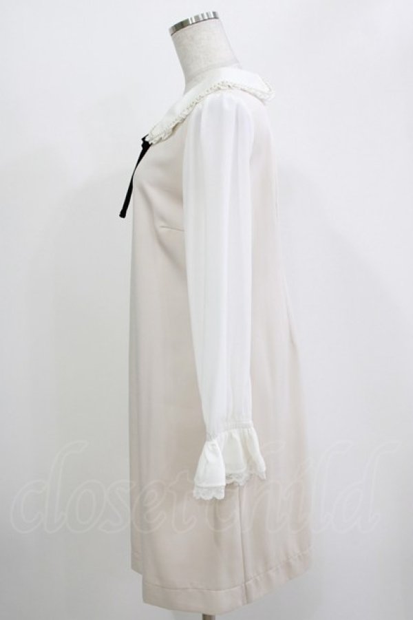 画像2: LODISPOTTO / パールリボンワンピース M アイボリー H-26-04-07-052-LO-OP-NS-ZH (2)