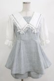 画像1: NOEMIE / レースフリルセーラーセットアップ M ブルー H-26-04-07-054-LO-OP-NS-ZH (1)