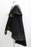 画像2: Belchic（海外ロリータブランド） / 刺繍マント Free ブラック H-26-04-07-056-PU-JA-NS-ZH (2)
