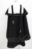 画像3: Belchic（海外ロリータブランド） / 刺繍マント Free ブラック H-26-04-07-056-PU-JA-NS-ZH (3)