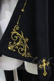 画像4: Belchic（海外ロリータブランド） / 刺繍マント Free ブラック H-26-04-07-056-PU-JA-NS-ZH (4)