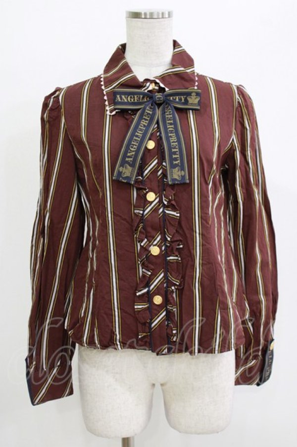 画像1: Angelic Pretty / Sweetカプチーノブラウス Free ブラウン H-26-04-07-065-AP-BL-NS-ZH (1)