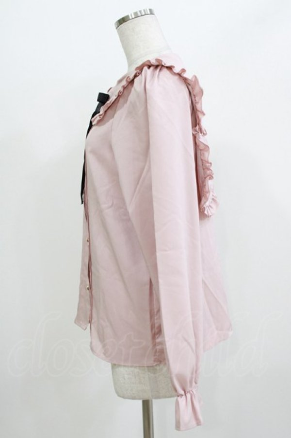 画像2: サンリオ / マイメロディ/リボンブラウス M~L ピンク H-26-04-07-066-EL-BL-NS-ZH (2)