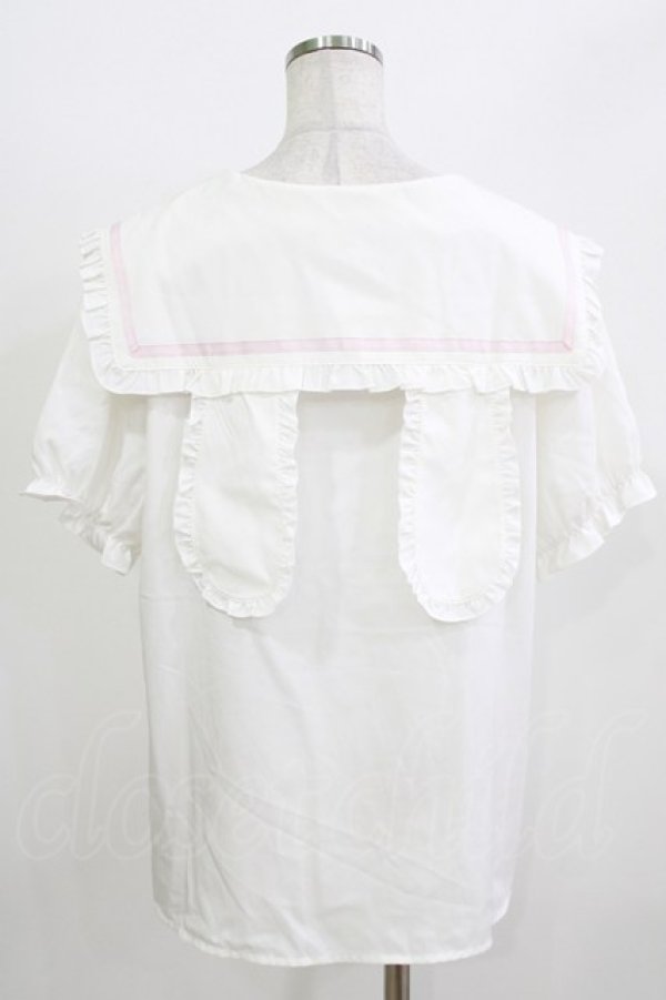 画像3: サンリオ / マイメロディ/セーラーブラウス 3L オフ/ピンク H-26-04-07-067-EL-BL-NS-ZH (3)