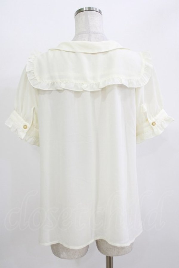 画像3: axes femme POETIQUE / ヨーク切替ブラウス M 生成り H-26-04-07-068-AX-BL-NS-ZH (3)