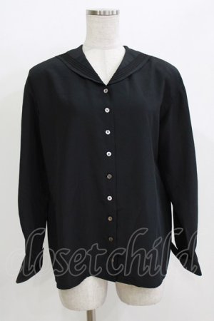 画像: PINK HOUSE / セーラーブラウス Free ブラック H-26-04-07-070-LO-BL-NS-ZH