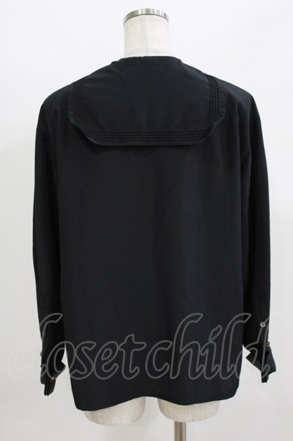 画像3: PINK HOUSE / セーラーブラウス Free ブラック H-26-04-07-070-LO-BL-NS-ZH (3)