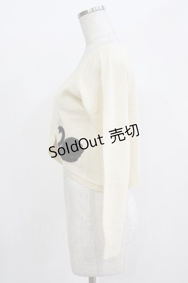 画像2: Secret Honey / スワンアップリケボレロ Free オフ H-26-04-07-074-CA-TO-NS-ZH (2)