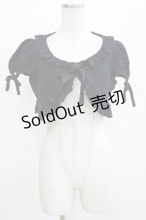 画像: Victorian maiden / エレガントレースリボンボレロ Free ブラック H-26-04-07-075-CL-TO-NS-ZH