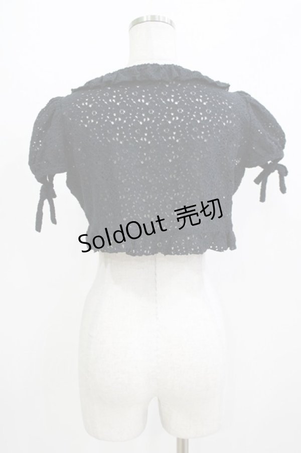 画像3: Victorian maiden / エレガントレースリボンボレロ Free ブラック H-26-04-07-075-CL-TO-NS-ZH (3)