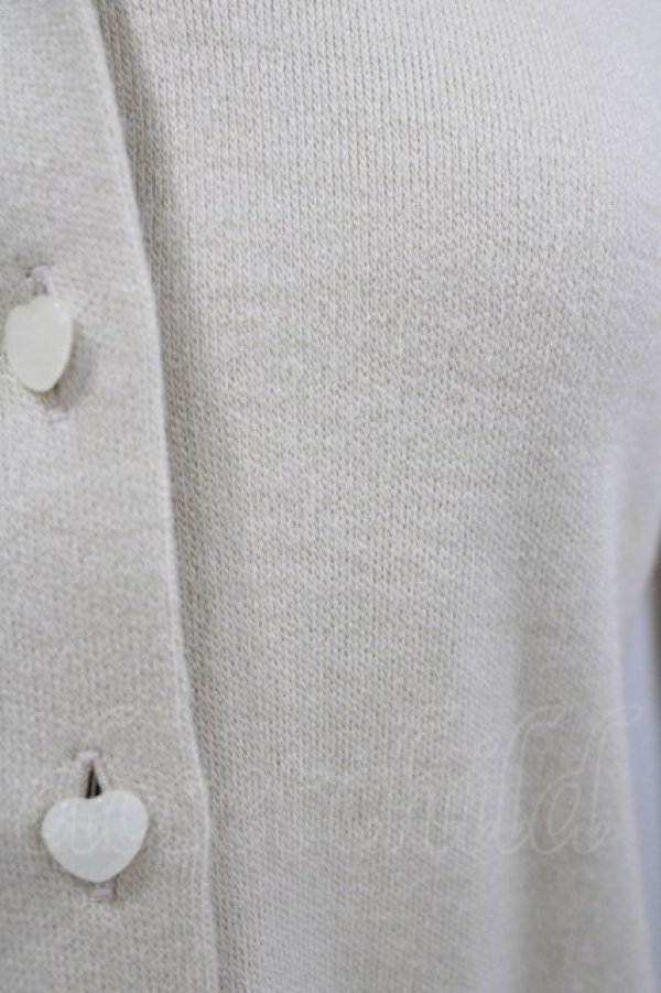 画像4: Innocent World / コニーリボンカーディガン L 生成り H-26-04-07-079-IW-TO-NS-ZH (4)