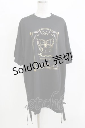 画像: サンリオ / おめかし天使Tシャツ M ブラック H-26-04-07-080-EL-TS-NS-ZH