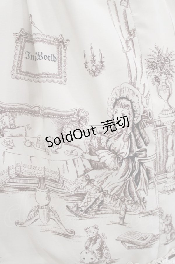 画像4: Innocent World / ドールハウスハイウエストジャンパースカート Free ショコラ H-26-04-07-007-IW-OP-NS-ZH (4)