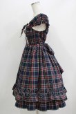 画像2: BABY,THE STARS SHINE BRIGHT / タータンチェックカチューシャ&リボンミニ袖ジャンパースカートセット Free ネイビー H-26-04-07-014-BA-OP-NS-ZH (2)