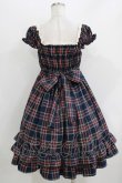 画像3: BABY,THE STARS SHINE BRIGHT / タータンチェックカチューシャ&リボンミニ袖ジャンパースカートセット Free ネイビー H-26-04-07-014-BA-OP-NS-ZH (3)