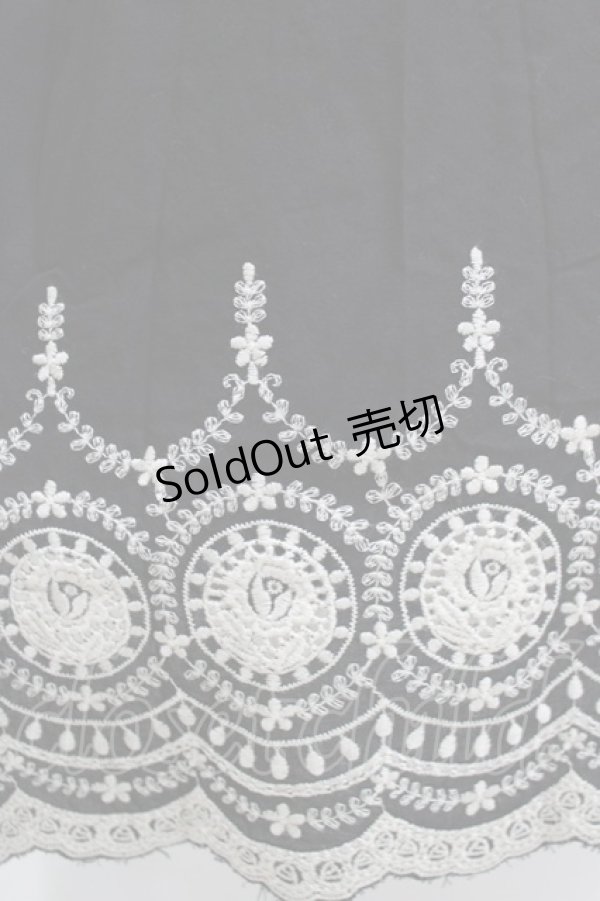 画像4: SERAPHIM / 薔薇のスカラップレースワンピース Free ブラック H-26-04-07-016-LO-OP-NS-ZH (4)