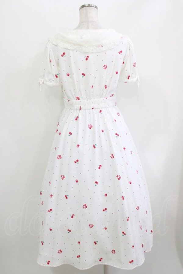 画像3: LODISPOTTO / HearteCherryレースカラーワンピース M オフ H-26-04-07-018-LO-OP-NS-ZH (3)