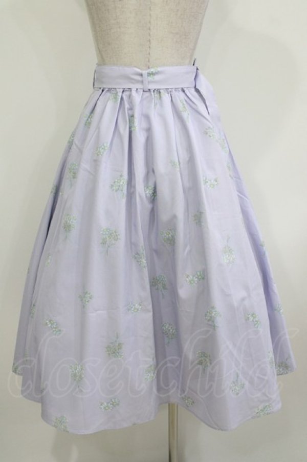 画像3: LIZ LISA / マーガレットブーケ柄スカート Free ラベンダー H-26-04-07-020-LO-SK-NS-ZH (3)