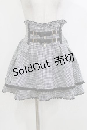 画像: LIZ LISA / 2連リボンベルトスカパン M グレー H-26-04-08-029-LO-SK-NS-ZH