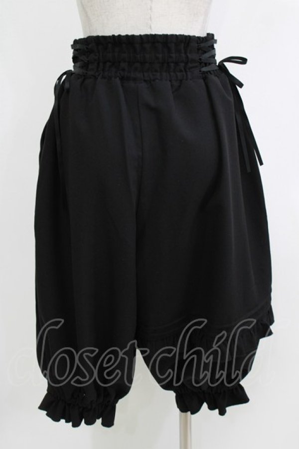 画像3: NIBBLE POISON / バルーンアシメフリルパンツ M ブラック H-26-04-08-030-0-PA-NS-ZH (3)