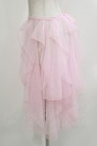 画像2: 瑶瑶 裙工作室（海外ロリータブランド） / チュールオーバースカート L ピンク H-26-04-08-031-PU-SK-NS-ZH (2)