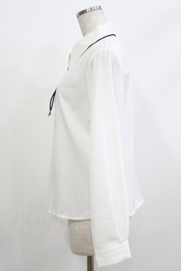 画像2: Fi.n.t / ループタイ使いシャツ Free OFFWHITE H-26-04-08-039-CA-BL-NS-ZH (2)