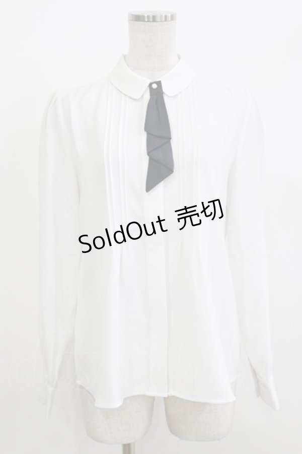 画像1: an another angelus / 多重リボンタイ付きブラウス Free OFF WHITE H-26-04-08-040-CA-BL-NS-ZH (1)