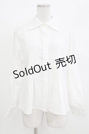 画像: an another angelus / ピンタックデザインシャツ Free OFF WHITE H-26-04-08-041-CA-BL-NS-ZH