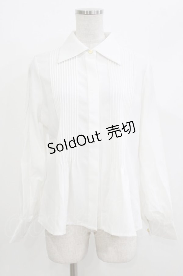 画像1: an another angelus / ピンタックデザインシャツ Free OFF WHITE H-26-04-08-041-CA-BL-NS-ZH (1)