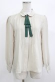 画像1: an another angelus / 多重リボンタイ付きブラウス Free L/BEIGE H-26-04-08-043-CA-BL-NS-ZH (1)