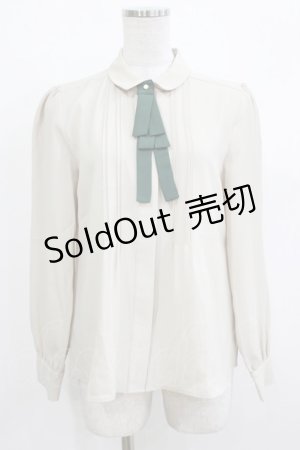 画像: an another angelus / 多重リボンタイ付きブラウス Free L/BEIGE H-26-04-08-043-CA-BL-NS-ZH