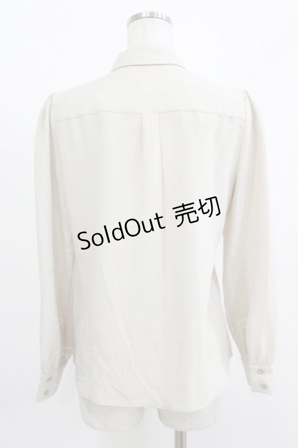 画像3: an another angelus / 多重リボンタイ付きブラウス Free L/BEIGE H-26-04-08-043-CA-BL-NS-ZH (3)