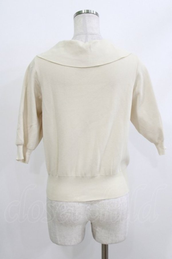 画像3: F&A / 3WAYオーガンジーリボンニットプルオーバー Free IVORY H-26-04-08-047-LO-TO-NS-ZH (3)