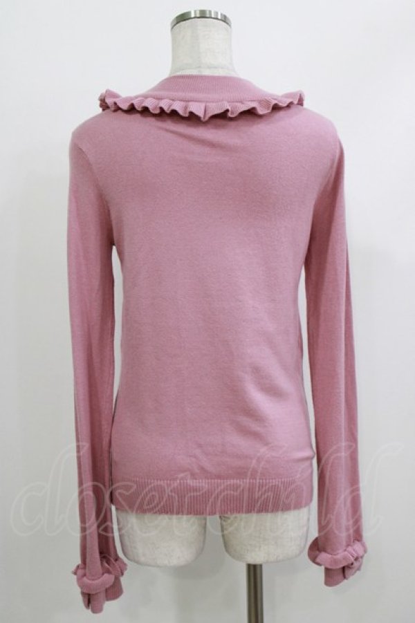 画像3: Chalmiere / トリプルリボンニットプル M ピンク H-26-04-08-049-0-TO-NS-ZH (3)