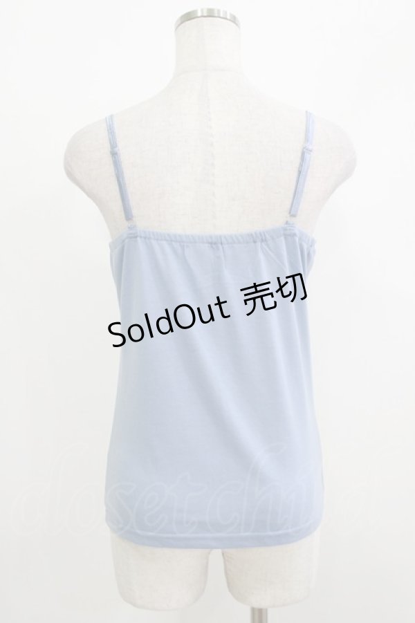 画像3: axes femme / レース切替キャミソール M ブルー H-26-04-08-051-AX-TO-NS-ZH (3)