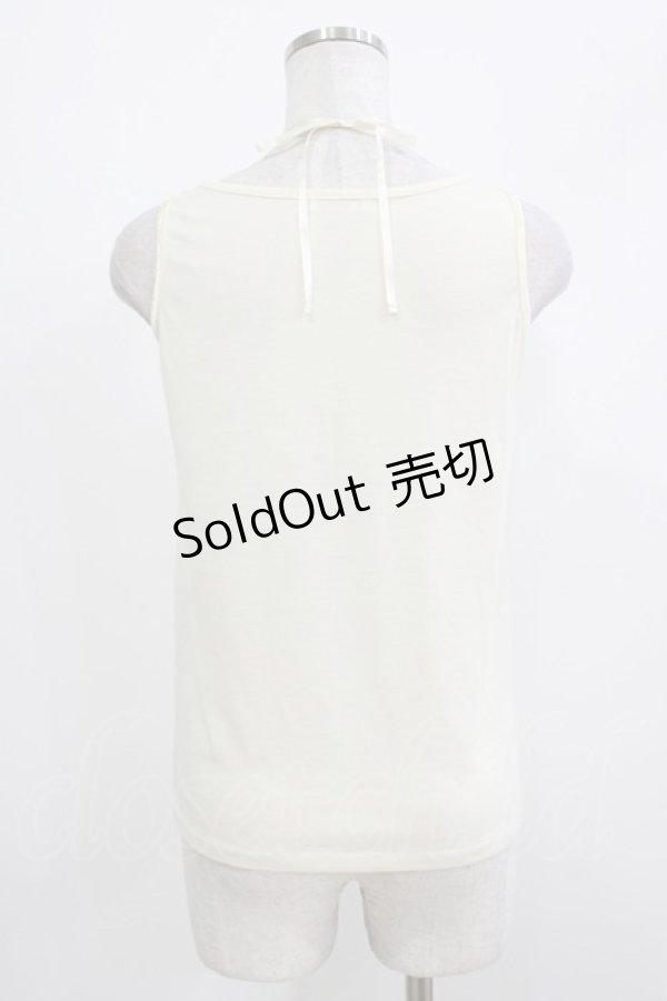 画像2: axes femme / ビジューホルタータンク M 生成り H-26-04-08-052-AX-TO-NS-ZH (2)