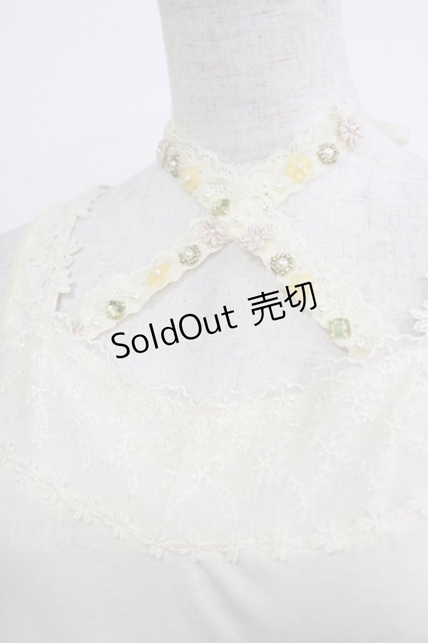 画像3: axes femme / ビジューホルタータンク M 生成り H-26-04-08-052-AX-TO-NS-ZH (3)