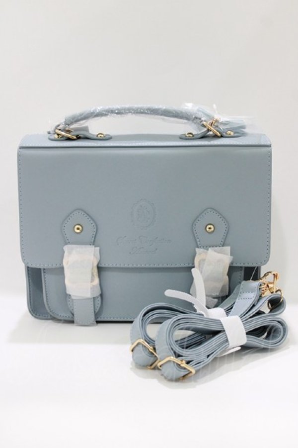 画像1: Amavel / Antique Keyミニサッチェルバッグ  サックス H-26-04-08-053-CA-BG-NS-ZH (1)