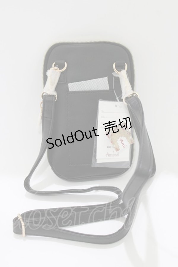 画像3: Amavel / Wrapping Chocolatミニポシェット  ブラック H-26-04-08-054-CA-BG-NS-ZH (3)