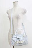 画像1: Mademoiselle Pearl（海外ロリータブランド） / パールリボンショルダーバッグ  サックス H-26-04-08-057-PU-BG-NS-ZH (1)