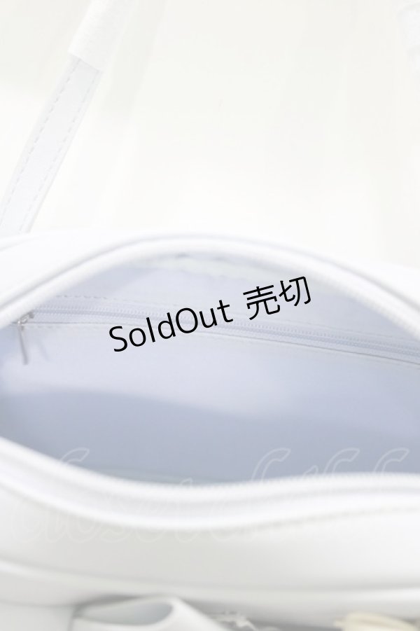 画像4: Mademoiselle Pearl（海外ロリータブランド） / パールリボンショルダーバッグ  サックス H-26-04-08-057-PU-BG-NS-ZH (4)