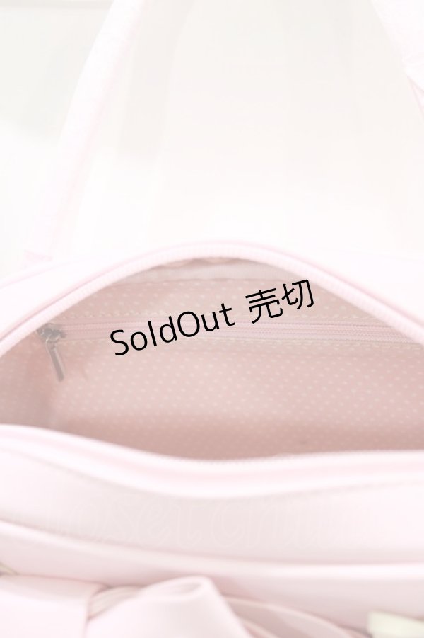 画像4: Mademoiselle Pearl（海外ロリータブランド） / パールリボンショルダーバッグ  ピンク H-26-04-08-058-PU-BG-NS-ZH (4)