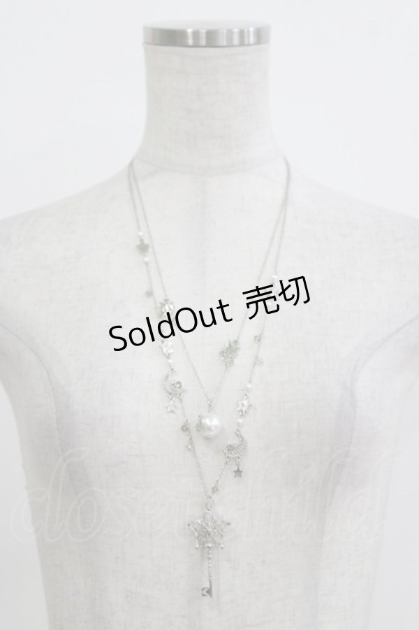 画像2: axes femme / スターライト2連ネックレス  シルバー H-26-04-08-059-AX-AC-NS-ZH (2)