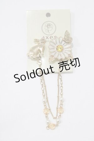 画像: axes femme / 春の花園マルチクリップ  ゴールド H-26-04-08-067-AX-AC-NS-ZH
