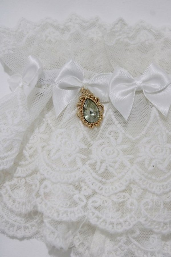 画像2: axes femme kawaii / トリプルリボンお袖留め  オフ H-26-04-08-069-AX-ZA-NS-ZH (2)