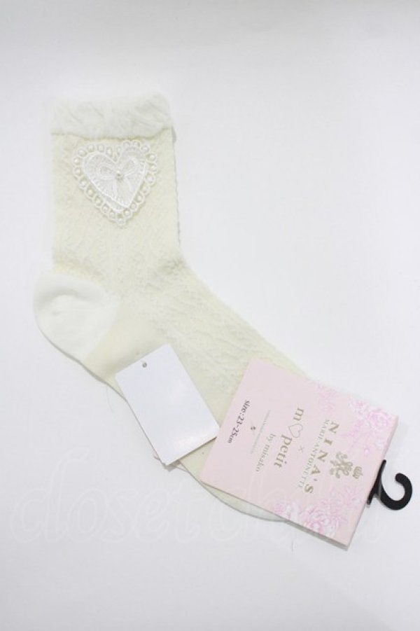 画像1: m petit by misako / AMCSNIハートPL  オフ H-26-04-08-070-LO-ZA-NS-ZH (1)